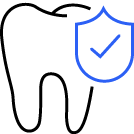 Icon of a shield with a checkmark, representing security, protection, or verified compliance.