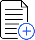 Icon of a plus sign inside a circle, representing adding or creating a new item.