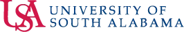 University of South Alabama logo.